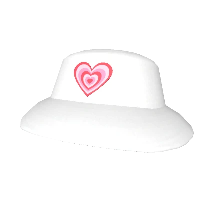 Pink & White Heart Wave Hat