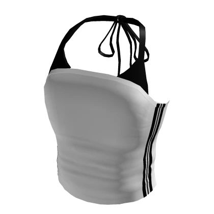 black swimsuit with tube top