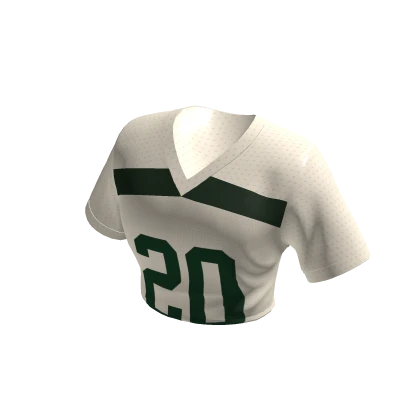 White Green Tucked Jersey