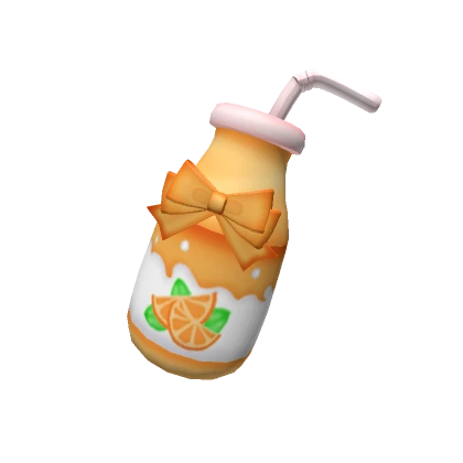 Kawaii Orange Drink