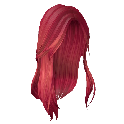 Aesthetic  Red Long Hair