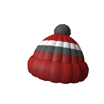 Red Striped Beanie