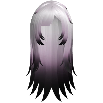 🤍 long alternative emo dolly hair purple black