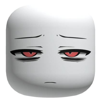 Cursed Since Monday Demon Face Red Eyes - White