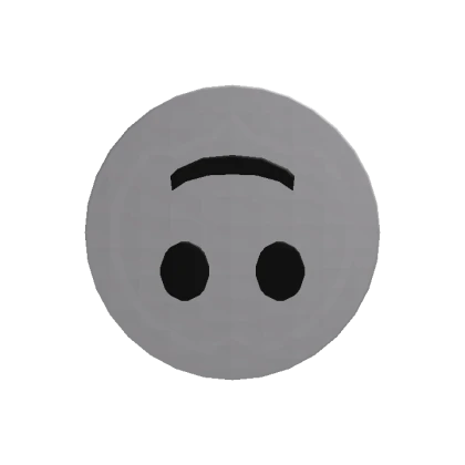 Recolorable Upside Down Emoji Head