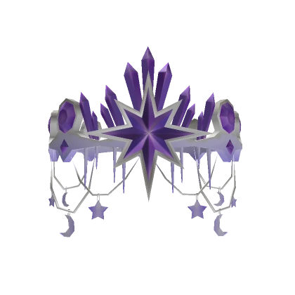 Snowy Crystal Halo purple