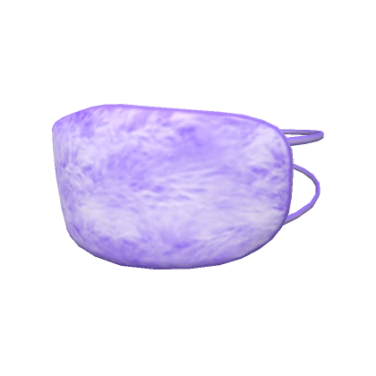 Purple Faux Fur Face Mask