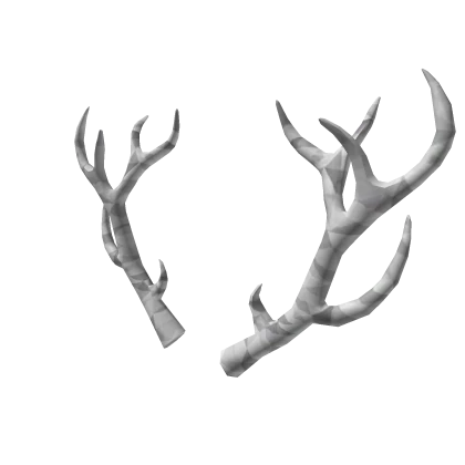 White Sparkle Time Antlers