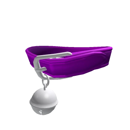 (1.0) Purple Oversized Bell Collar