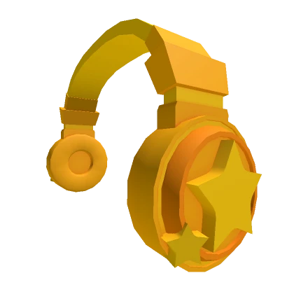 Halloween Orange Star Headphones