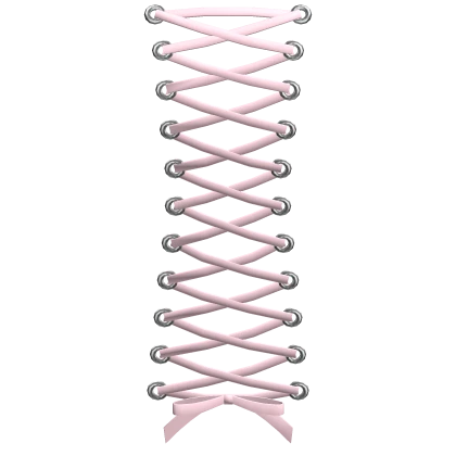 3.0 Front Laced Corset Piercings Pink