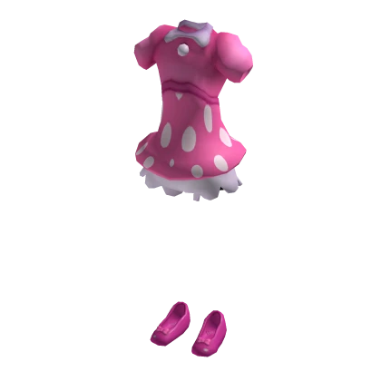 Minnie Mouse's Pink Polka Dot Dress 🎀