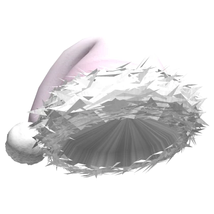 Christmas Santa Hat in Pastel Pink