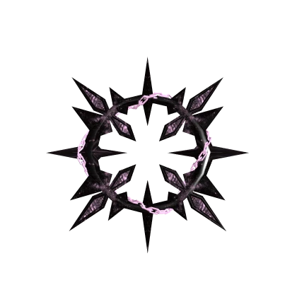 [PBR] Metallic Nebula Pink Nova Star Chain Halo