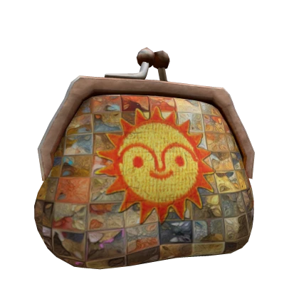 Vintage Sun Coin Pouch