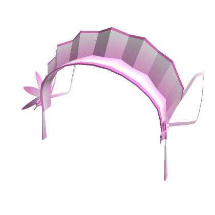 Ruffle Headdress Pink