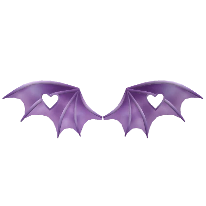 Purple Delicate Bat Wings