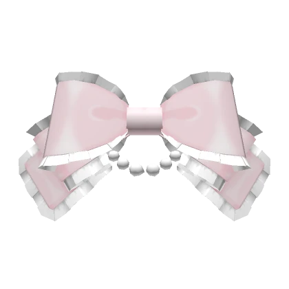 ♡ : pink gyaru pearl head bow