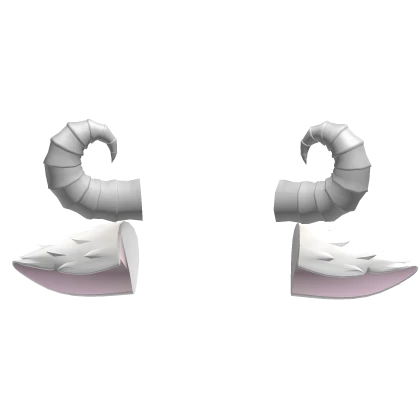 Curled Horn & Fur Lamb Ears