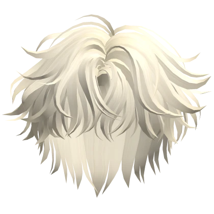 Yellow Messy Middle Part Hair