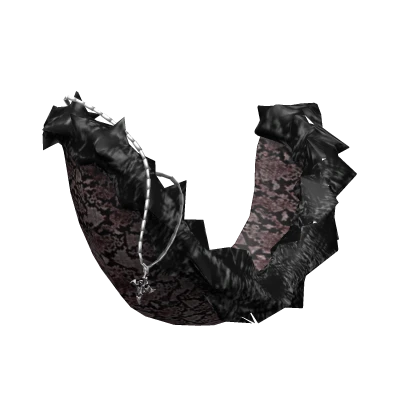 ☆ grunge fur y2k vintage hood in pink snakeskin