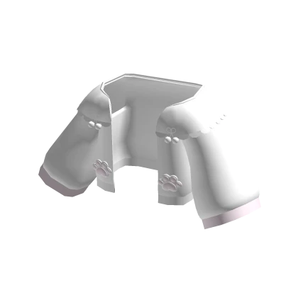 white paw off the shoulder sweater 