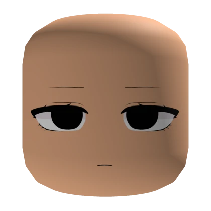 Annoyed Bored Unbothered Chibi Anime Girl Boy Face