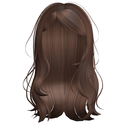 Really Messy Morning Wavy Hair in Brown