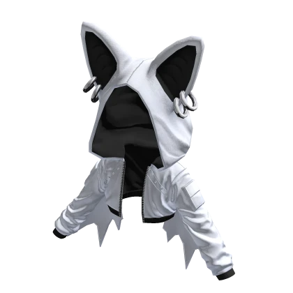 Batwing Hoodie White