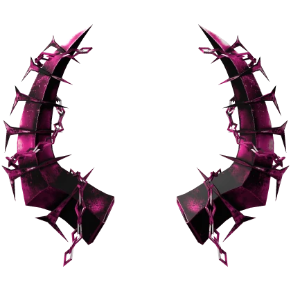 (⌛) Hot Pink Oblivion Fiery Horns