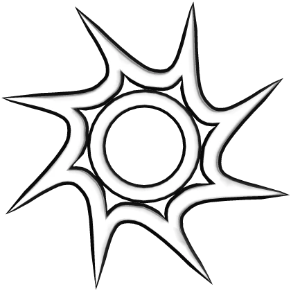 Two Time Spawn Halo Black Outline (White)