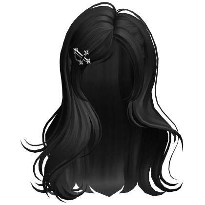 Elegant Wave Hair w/ Cross Hairpin
