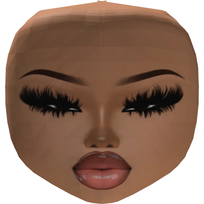 Glossy Lips Baddie Latina Mesh Makeup Wear Lashes