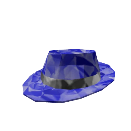 Classic Blue Sparkle Fedora