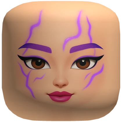 Rumi Pretty/  purple eyebrow/ K-Pop Demon Hunters 