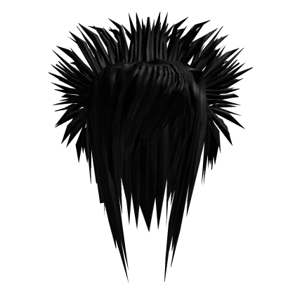SCENEMO RIOT SPIKES HAIR! [BLACK]