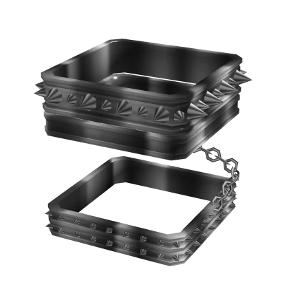 [ pbr ] Silver Leg Cuffs & Chain [ Blocky ]