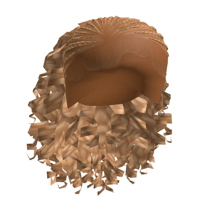 Feed In Braids W/ Curls [Blonde]