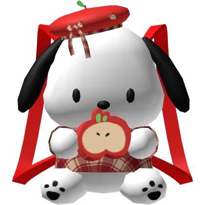 ꒰ ♡ ꒱ cute red apple pochacco igari backpack