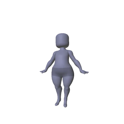 Chubby Woman 2D