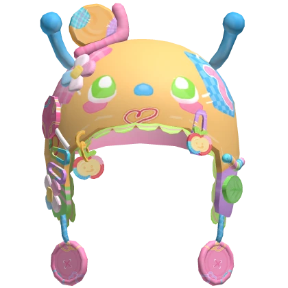 cute harajuku igari decora caterpillar hood hat