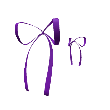 Cute Hair Sidebows (Purple) 