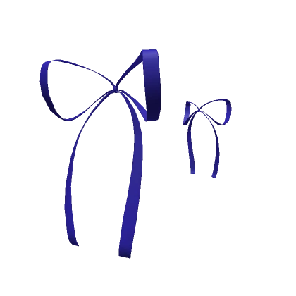 Cute Hair Sidebows (Deep Blue) 