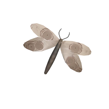 moth mori kei brown fairy fairycore hair clip