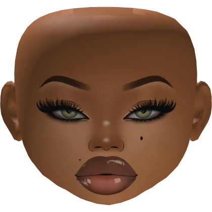 Nia Baddie Latina Girl Mesh Makeup Wear Lashes 