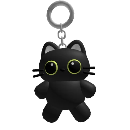 Black Cat Keychain