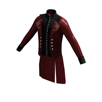 Victorian tailcoat [Red & Silver]