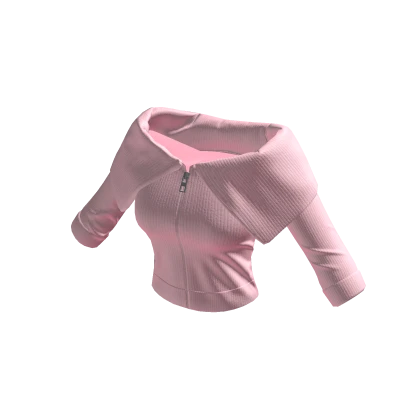 Pink Off Shoulder Sweater