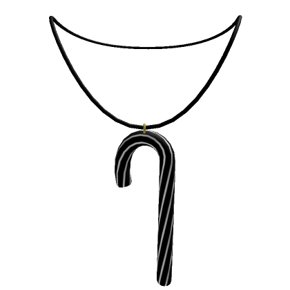 Dark Candy Cane Necklace 1.0