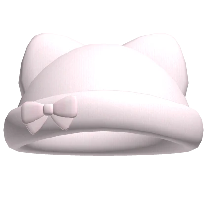 cute pink kitty winter beanie hat